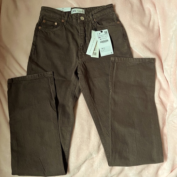 brown jeans from zara - Picture 1 of 5